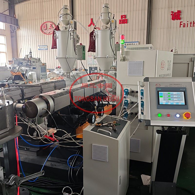 DWC Pipe Machine 90mm Plastic Pipe Extrusion Machine suppliers