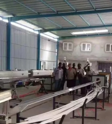 African plastic pipe equipment