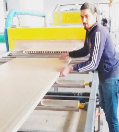 Tunisian wood plastic door equipment