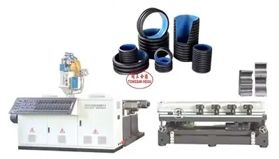 Double Wall Corrugated Pipe Extrusion Line