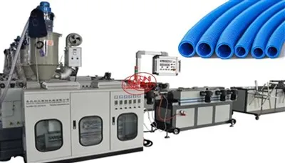 Plastic Single Wall Corrugated Pipe Extrusion Line
