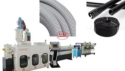 Plastic Single Wall Corrugated Pipe Molding Machine